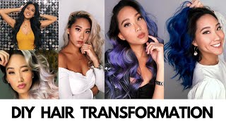 DIY HAIR TRANSFORMATION AT HOME | Manic Panic, Kiss Tintation