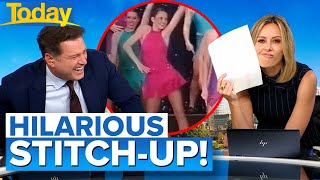 Ally's throwback dance video has Karl in stitches | Today Show Australia