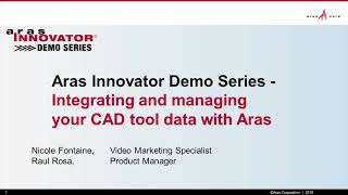 Integrating and Managing Your CAD Tool Data with Aras