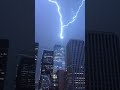 Lightning from top of One World Trade Center 4k60 #shorts