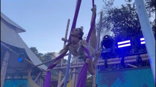 Aerial Silks for Morillo at Lucidity Festival 2023