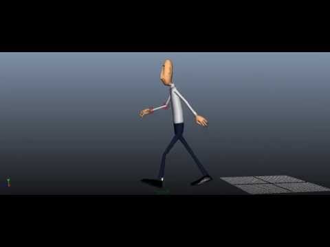 Cgi Rigging And Animation Walk Cycle Using The Blake Rig