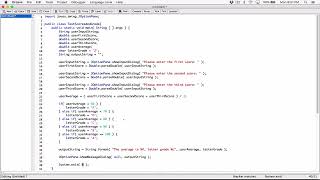 3.4. (Part 3) Test Scores And Grade (JOptionPane) - Java
