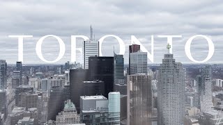 Magical Seasons | DJI Drone Mini 2 | Toronto Canada | Downtown Skyline 2022 Aerial City View 4K