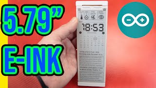 Making a 5.79”  e-ink/e-paper dashboard with Arduino