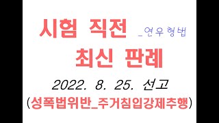 2022도3801 아파트 공동현관 계단과 상가 엘리베이터까지 쫓아가 강제추행한 사건 [최신판례 최신형법판례 최신형사법판례 무료형사법 무료형법 무료판례 법학전문대학원 변시 로스쿨]