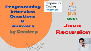 Java Recursion MCQ | OOPs Polymorphism, Exception handling | Interview Questions