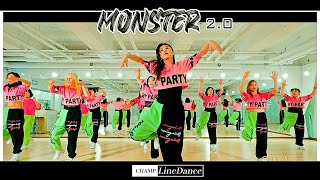 [토요테크닉중급]Monster2.0 linedance / 몬스터라인댄스 UCWDC INTERMEDIATE STREET  /토요테크닉중급 대회곡 / 010 8833 4921