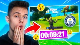 Pobiliśmy NAJTRUDNIEJSZY  REKORD ŚWIATA w FORTNITE! 🤯 (nowy TEAM)