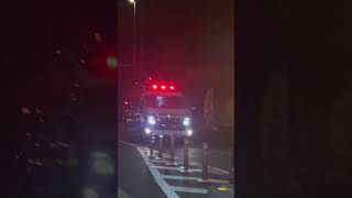 【福井市消防局】救急車緊急走行