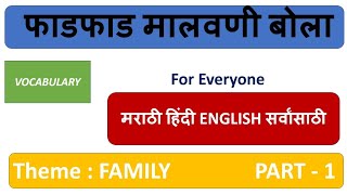 Malvani Vocabulary Theme-Family Part-01