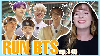 REACTING TO RUN BTS EPISODE 145 | CATCHING UP ON BTS | REACTION