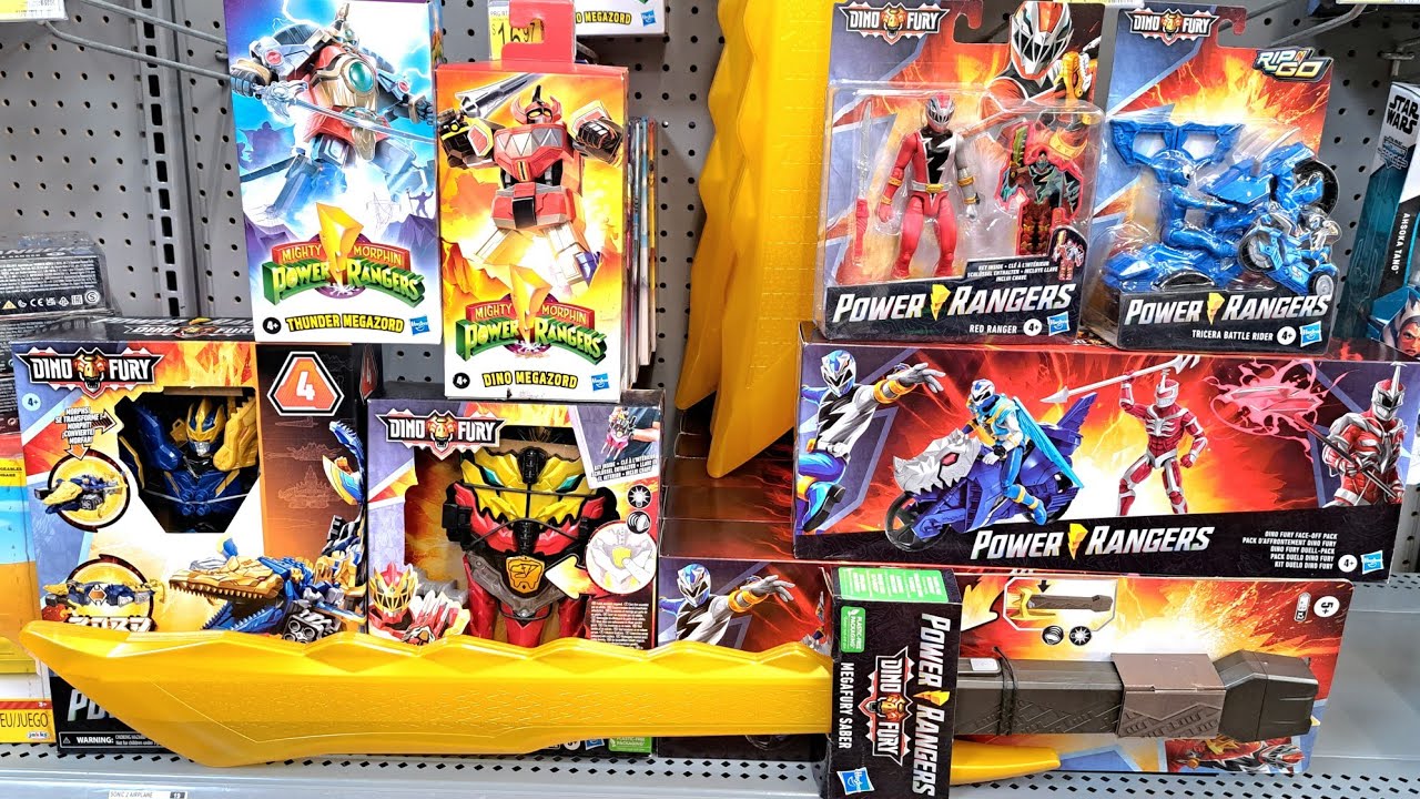 Furious Arrival Of New Power Rangers Toys At Walmart - YouTube