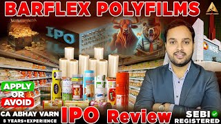 Barflex Polyfilms IPO Review | Barflex Polyfilms IPO GMP Today | Barflex Polyfilms IPO #ipo #sme