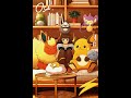 a girl just chilling with a flareon and a raichu artist oshiruko s2 flareon pokemon animation