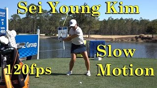 SEI YOUNG KIM 120fps FACE ON DRIVER GOLF SWING 1080 HD