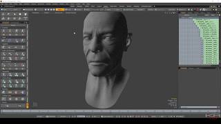 KRGraphics R\u0026D: Modo ACS2 Facial Rigging Test