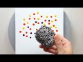 (767) Landscape with red trees | Steel scrubber | Easy Painting for beginners | Designer Gemma77