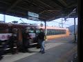 【車窓】近鉄鳥羽線 五十鈴川駅を通過する光景