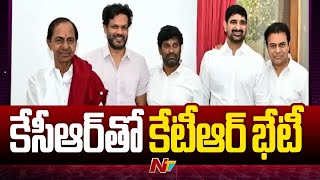 KTR Meet KCR at Erravalli Farm House | Formula-E race case | Ntv