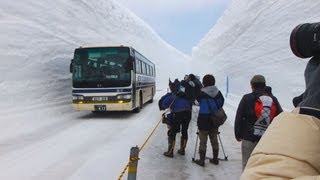 アルペンルート全線開通 立山にもようやく春