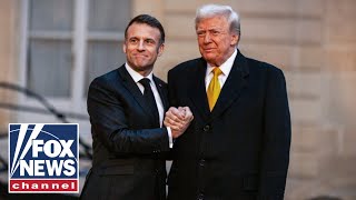 President Trump holds news conference with Macron