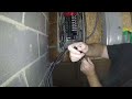 how to install an electric sub panel and tie in to adjacent main panel from start to finish