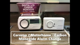 Caravan / Motorhome - Carbon Monoxide Alarm Change