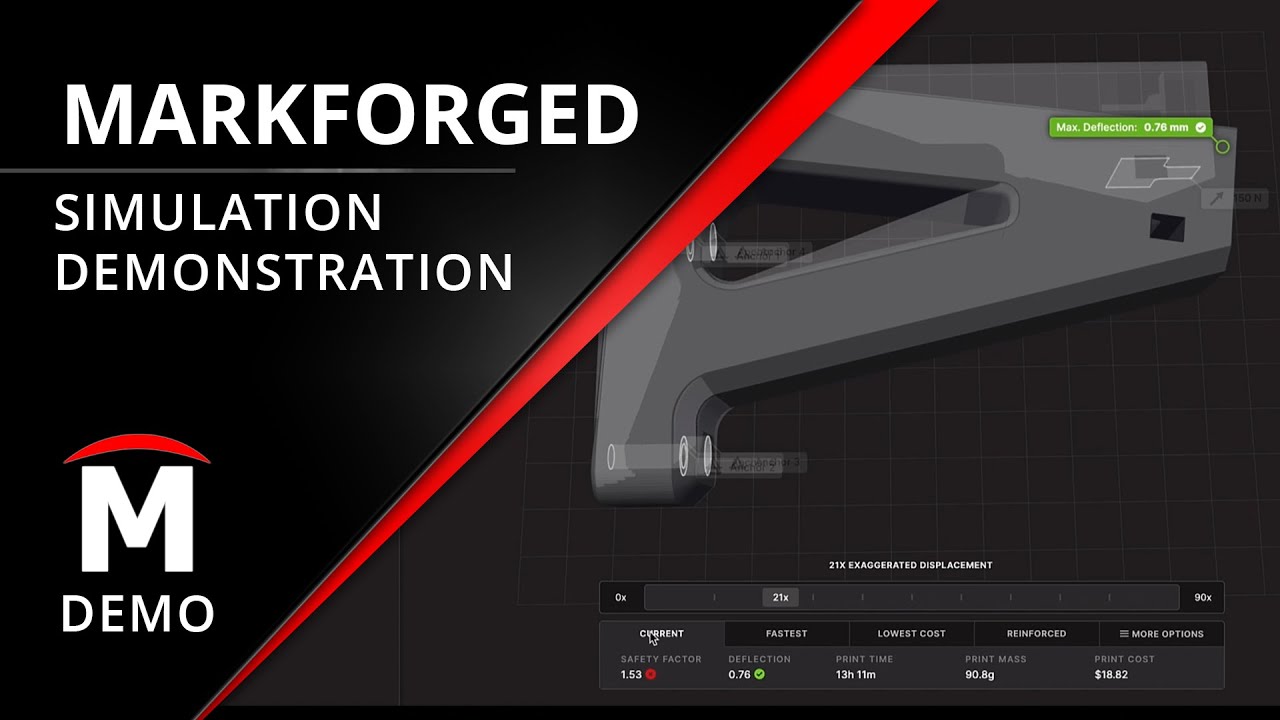 Markforged Simulation Demo Youtube