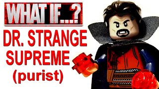 LEGO MARVEL WHAT IF DOCTOR STRANGE SUPREME CUSTOM MNIFIGURE