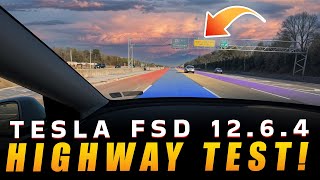 How Tesla FSD 12.6.4 Perform on the Highway?