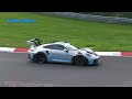 2026 porsche 911 gt2 rs 992 biturbo engine test mule based on gt3 rs caught testing at nürburgring