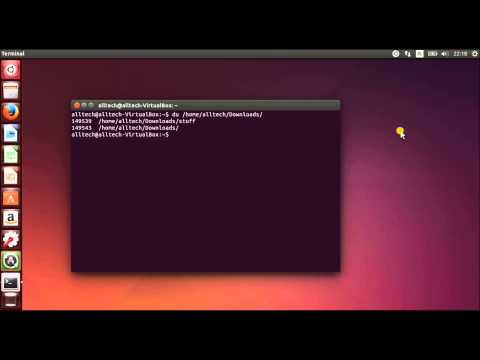 determine the total size of a directory in ubuntu determine the total size of a directory in ubuntu