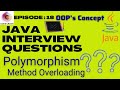 Java Interview Questions | What is Polymorphism | Method Overloading In Java
