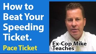 How To Fight A Paced Speeding Ticket