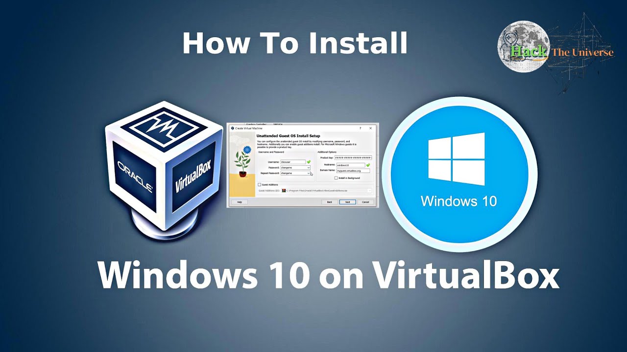 How To Install Windows 10 On VirtualBox | How To Setup Windows 10 On ...