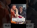 Lil Wayne Gets 💐s From NLE Choppa