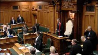 The Speaker Lockwood Smith Opens Parliament