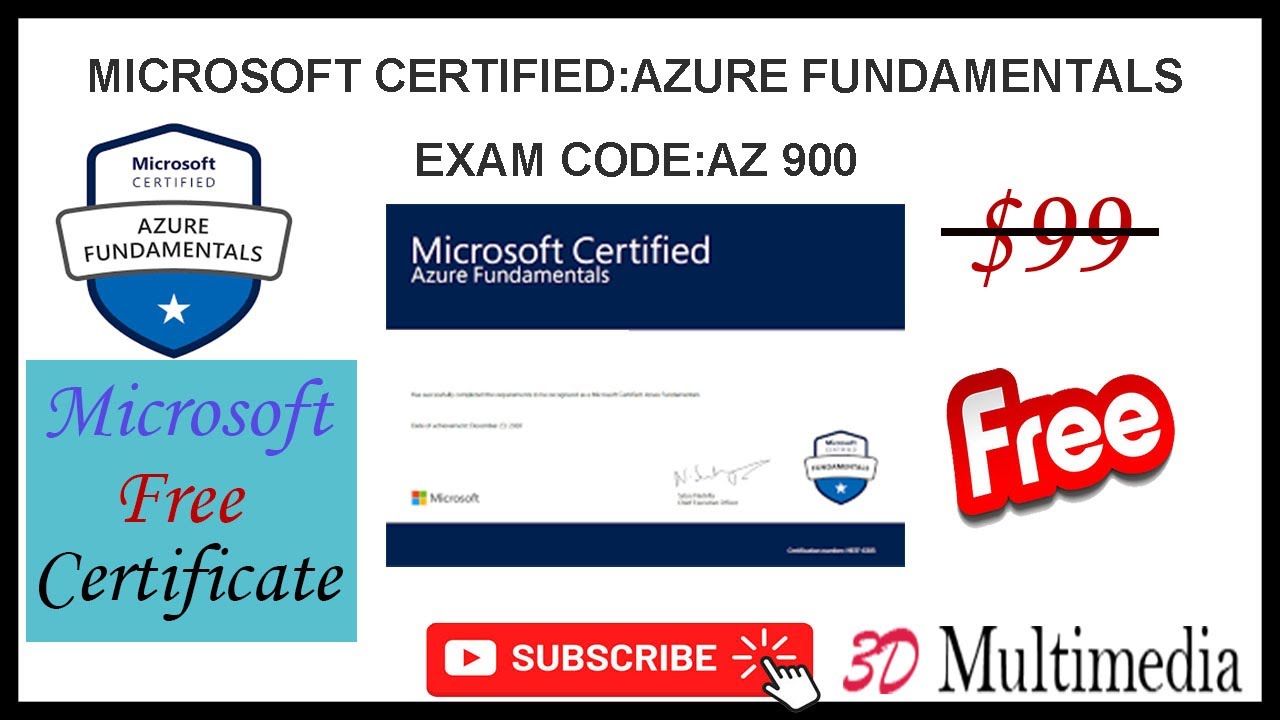 Microsoft Azure Free Certification Exam | Microsoft Training Events ...