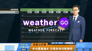 2021/11/12  周末氣溫逐日回升 早晚仍偏涼