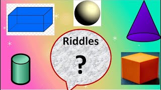 3D shapes riddles