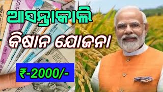 ଆସନ୍ତାକାଲି କିଷାନ ଯୋଜନା 2000 ଟଙ୍କା // PM Kisan Yojana 19th installment .