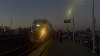 Amtrak,BNSF \u0026 Sounder Evening Rush Action @ Kent 1/28/25