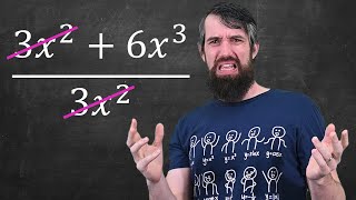 The worst ALGEBRA MISTAKES I see as a Math Prof **don't do these**