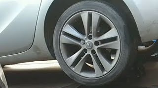 Vauxhall zafira front and rear brake discs and pads replacement