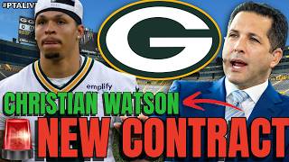 🔴 BREAKING! Packers Sign Christian Watson To Contract Extension! Good Deal or Bad Deal?
