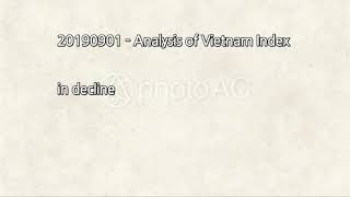 20190901   Analysis of Vietnam Index