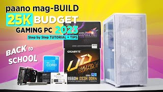 VLOG: paano mag-BUILD ng (Intel) ₱25K Budget GAMING PC (August 2023) [Step by Step Tutorial] Ph