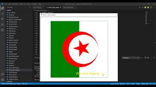 Python Flag Algeria