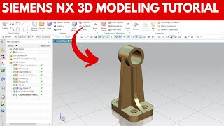 How to Model a Mechanical Bracket in Siemens NX | Full 3D Design Tutorial (Step-by-Step)